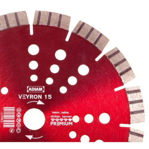 Tarcza do cięcia betonu 125×22,23 mm Adiam AD115061 Tarcza do cięcia betonu 125×22,23 mm Adiam AD115061