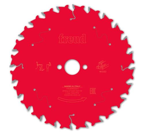 Tarcza do cięcia drewna wzdłuż słojów 160x2,2/1,6x20mm Z24 Freud FR06W006H - obrazek 1