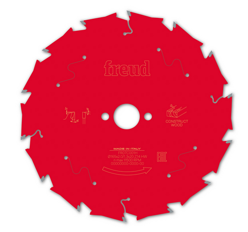 Tarcza do cięcia drewna z gwoździami 165×2,0/1,3x20mm Z14 Freud FR07C001H Tarcza do cięcia drewna z gwoździami 165×2,0/1,3x20mm Z14 Freud FR07C001H