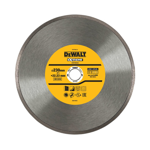 Tarcza do cięcia płytek 230x22,23 mm DeWalt DT3738-XJ - obrazek 1