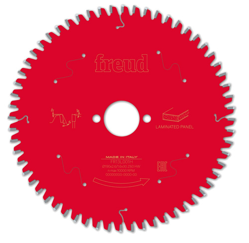 Tarcza do cięcia płyty laminowanej 190×2,6/1,6x30mm Z60 Freud FR13L001H Tarcza do cięcia płyty laminowanej 190×2,6/1,6x30mm Z60 Freud FR13L001H