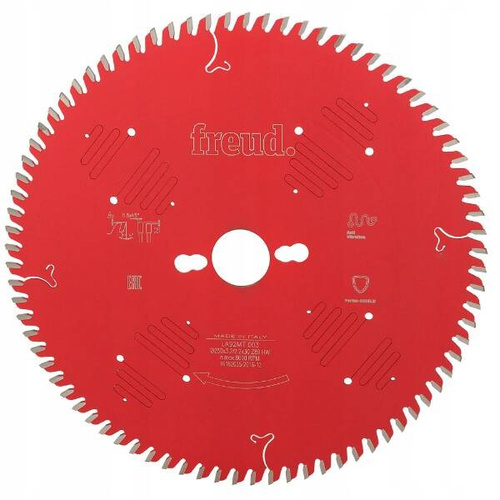 Tarcza do cięcia płyty laminowanej 250×3,2/2,2x30mm Z80 Freud LA92MT 003 Tarcza do cięcia płyty laminowanej 250×3,2/2,2x30mm Z80 Freud LA92MT 003
