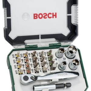 Zestaw bitów i nasadek z grzechotką 26 szt. Bosch 2607017563 Zestaw bitów i nasadek z grzechotką 26 szt. Bosch 2607017563