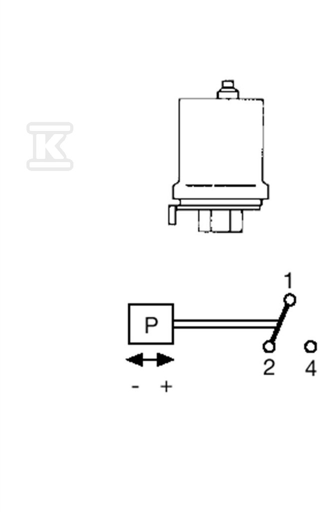 Łącznik ciśnieniowy FF4-4 0.22-4 bar łącz.ciśn.do pompSQ/SQE 00ID8952 - obrazek 1